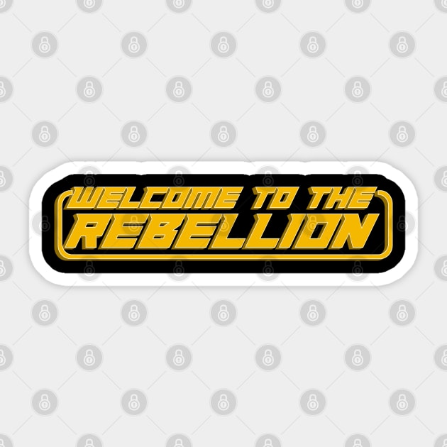 Welcome To The Rebellion Sticker by Jandara